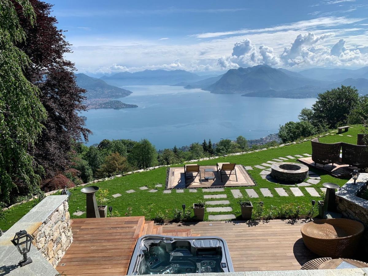 Private Luxury Spa & Silence Retreat With Spectacular View Over The Lake Maggiore Stresa Buitenkant foto