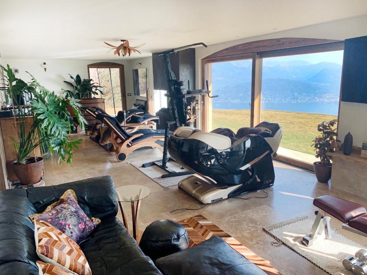 Private Luxury Spa & Silence Retreat With Spectacular View Over The Lake Maggiore Stresa Buitenkant foto