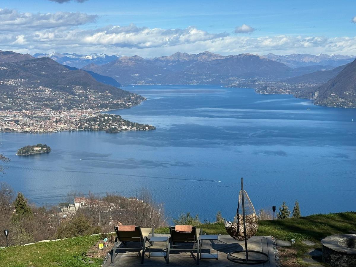 Private Luxury Spa & Silence Retreat With Spectacular View Over The Lake Maggiore Stresa Buitenkant foto