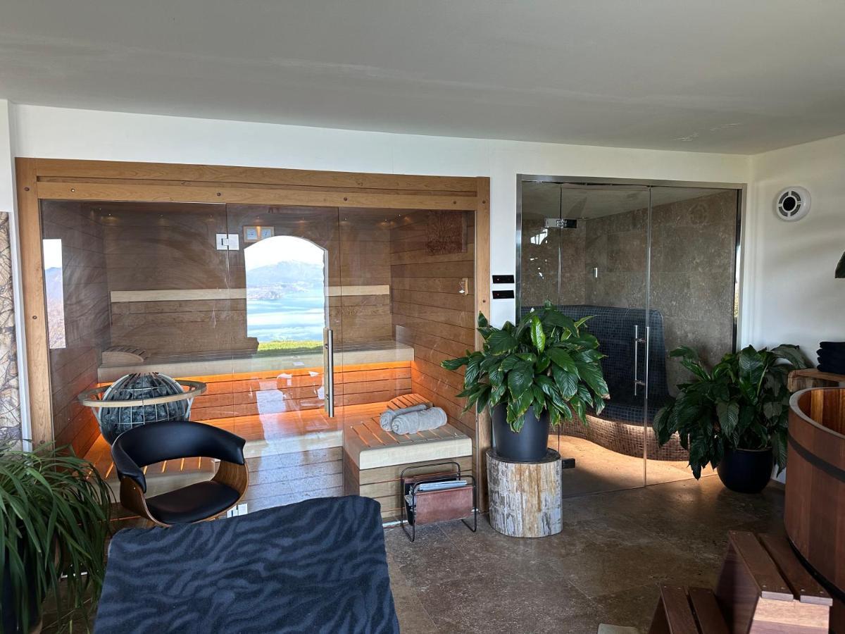 Private Luxury Spa & Silence Retreat With Spectacular View Over The Lake Maggiore Stresa Buitenkant foto