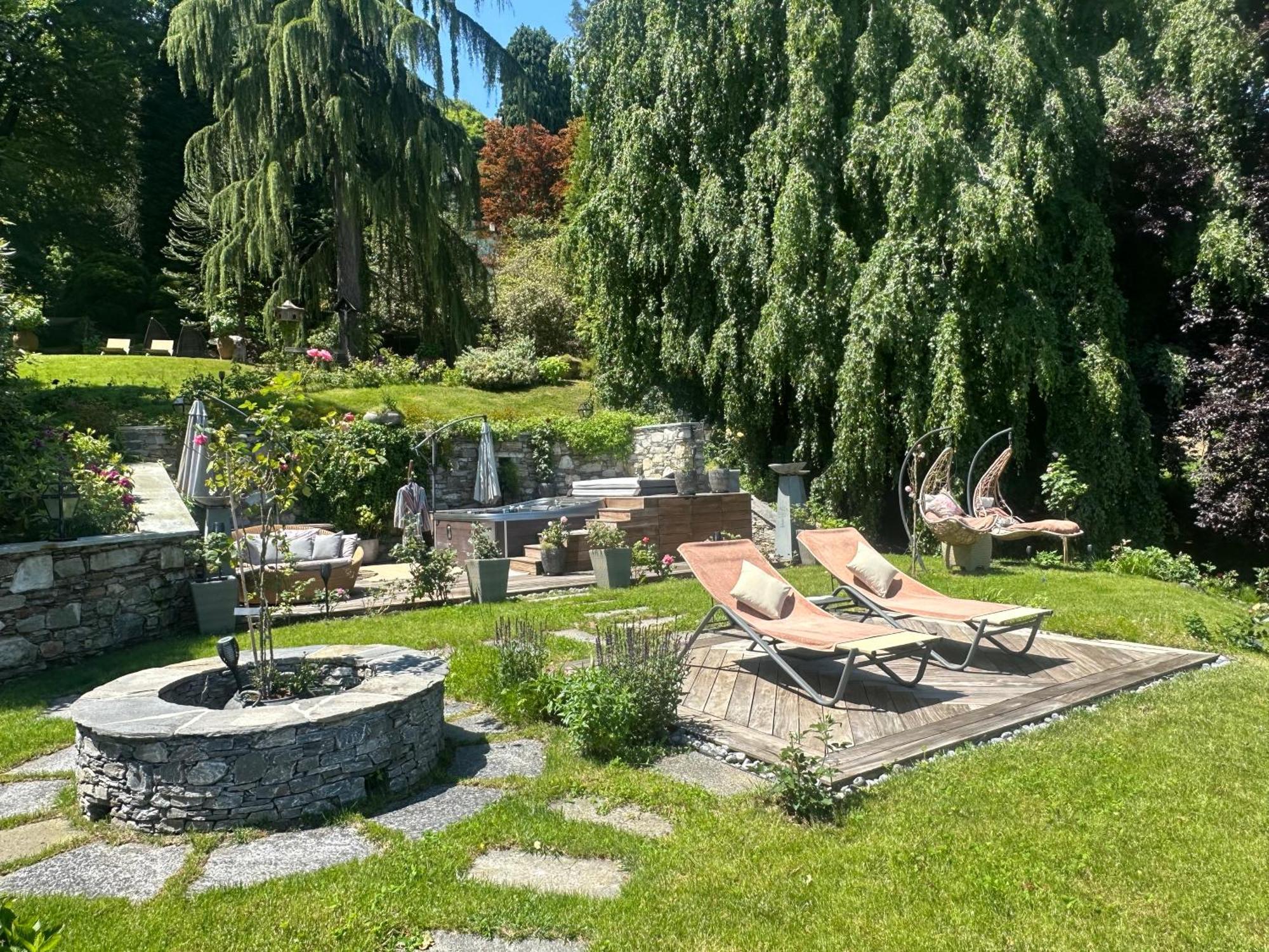 Private Luxury Spa & Silence Retreat With Spectacular View Over The Lake Maggiore Stresa Buitenkant foto